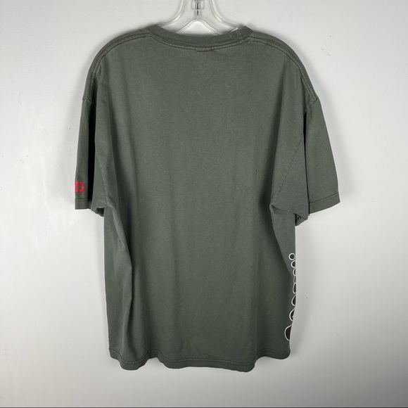Third Day Y2K Logo Army Green Short Sleeve T-Shirt - Picture 6 of 7